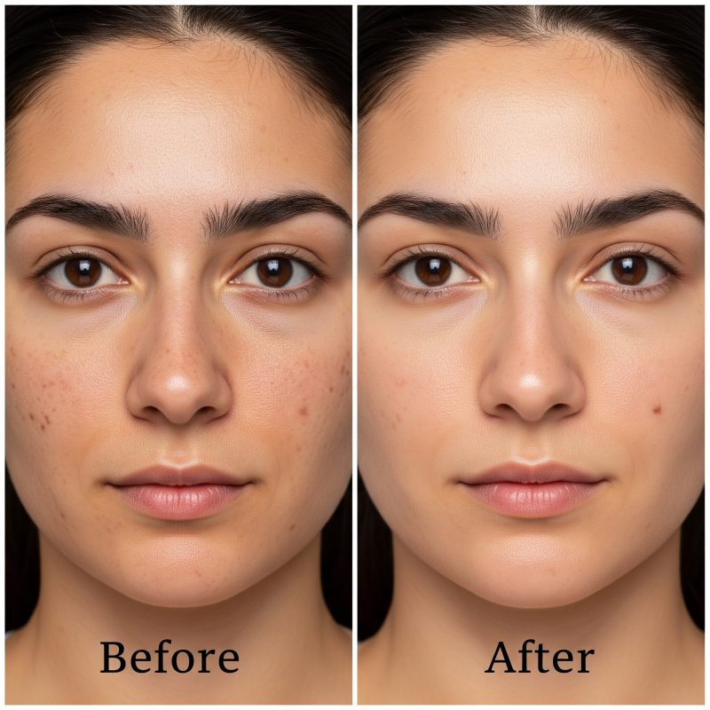 Before and After of Skin Pigmentation Treatment in Orland Park Before and After of Skin Pigmentation Treatment in Orland Park
