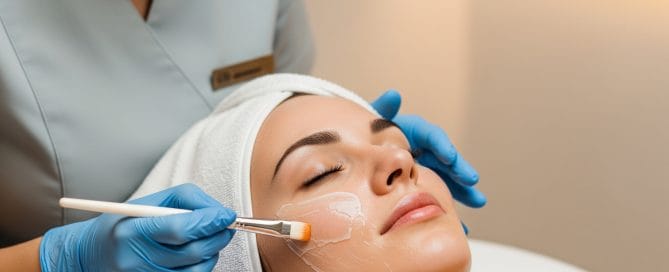 Chemical Peel Treatment in Process