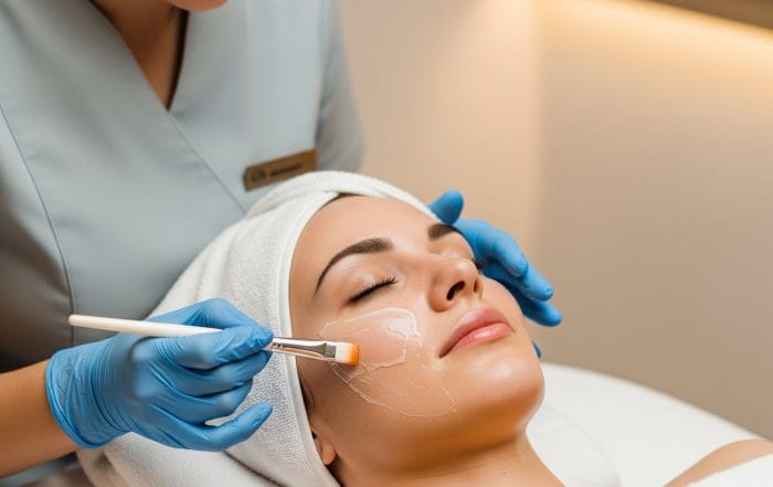Chemical Peel Treatment in Process